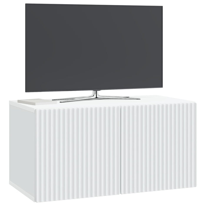 Oglindă TV montată pe perete Pe perete Alb 59,5 x 31 x 30 cm - WALTI WALTI
