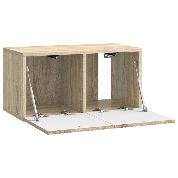 Oglindă TV montată pe perete Stejar Sonoma 59,5 x 31 x 30 cm - WALTI WALTI