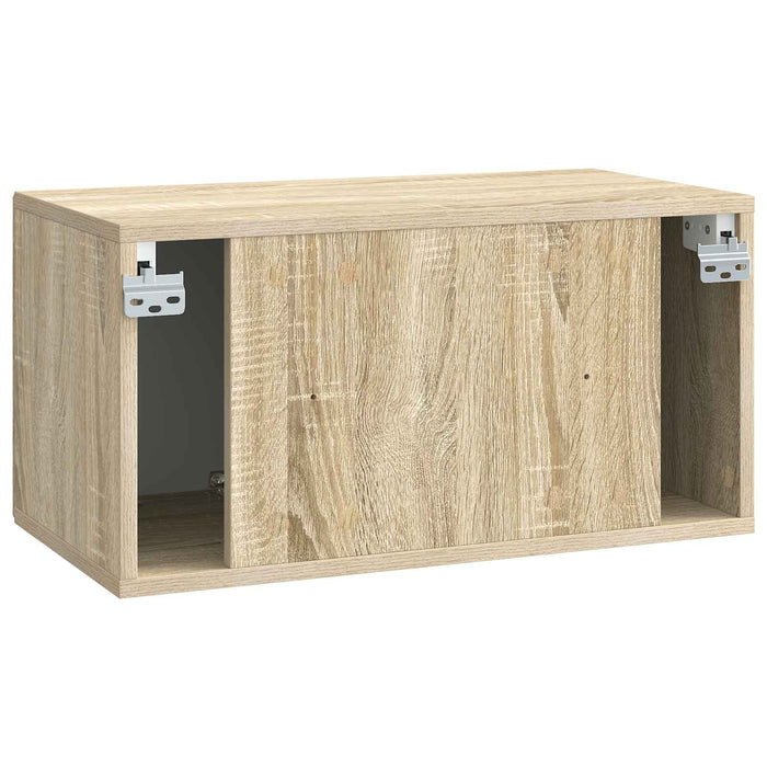 Oglindă TV montată pe perete Stejar Sonoma 59,5 x 31 x 30 cm - WALTI WALTI