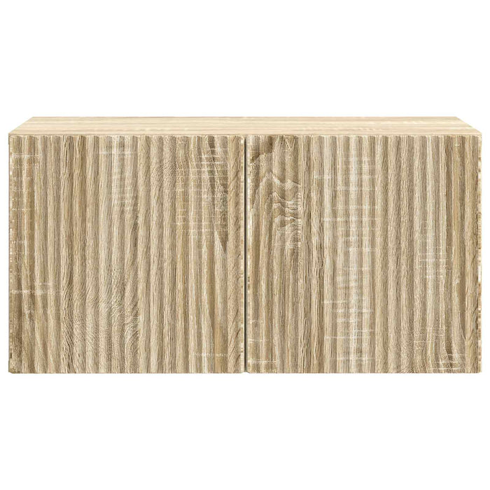Oglindă TV montată pe perete Stejar Sonoma 59,5 x 31 x 30 cm - WALTI WALTI