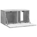 Oglindă TV montată pe perete Gri Beton 59,5 x 31 x 30 cm - WALTI WALTI
