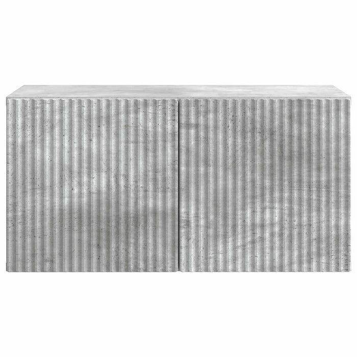 Oglindă TV montată pe perete Gri Beton 59,5 x 31 x 30 cm - WALTI WALTI