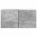 Oglindă TV montată pe perete Gri Beton 59,5 x 31 x 30 cm - WALTI WALTI