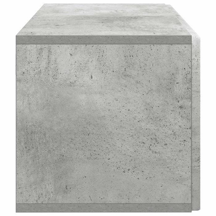 Oglindă TV montată pe perete Gri Beton 59,5 x 31 x 30 cm - WALTI WALTI