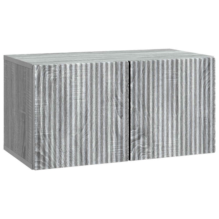 Oglindă TV montată pe perete Sonoma gri 59,5 x 31 x 30 cm - WALTI WALTI