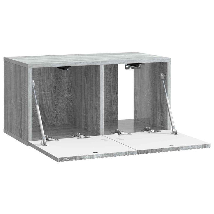 Oglindă TV montată pe perete Sonoma gri 59,5 x 31 x 30 cm - WALTI WALTI