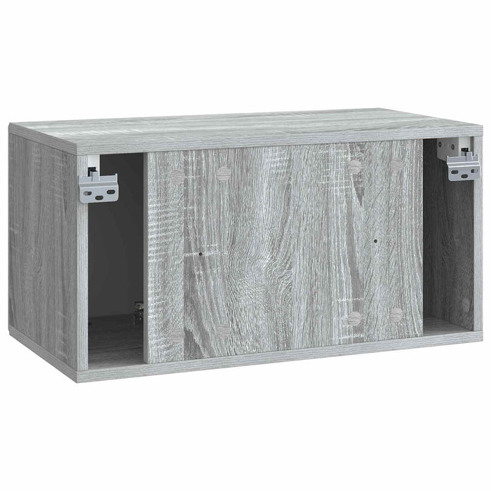 Oglindă TV montată pe perete Sonoma gri 59,5 x 31 x 30 cm - WALTI WALTI
