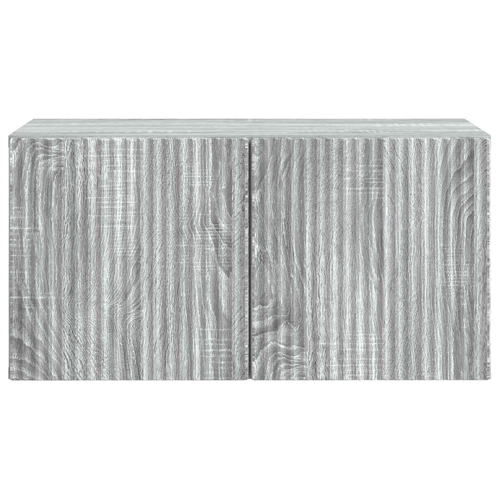 Oglindă TV montată pe perete Sonoma gri 59,5 x 31 x 30 cm - WALTI WALTI