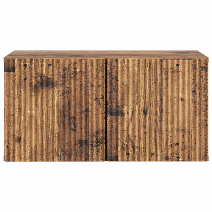 Oglindă TV montată pe perete Lemn vechi 59,5 x 31 x 30 cm - WALTI WALTI