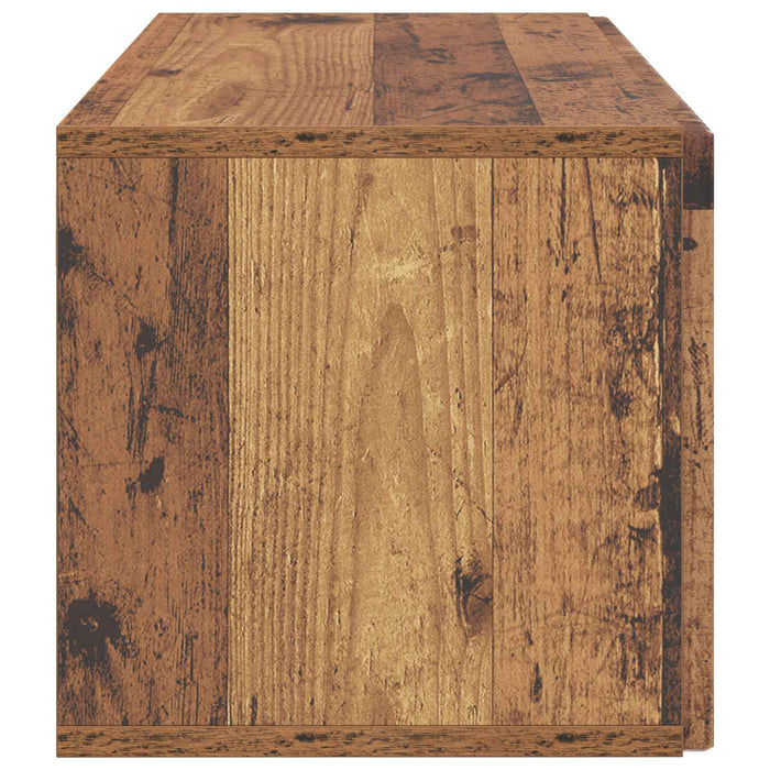 Oglindă TV montată pe perete Lemn vechi 59,5 x 31 x 30 cm - WALTI WALTI