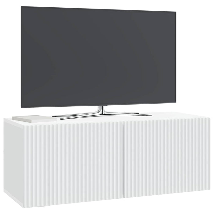 Oglindă TV montată pe perete Pe perete Alb 78,5 x 31 x 30 cm - WALTI WALTI