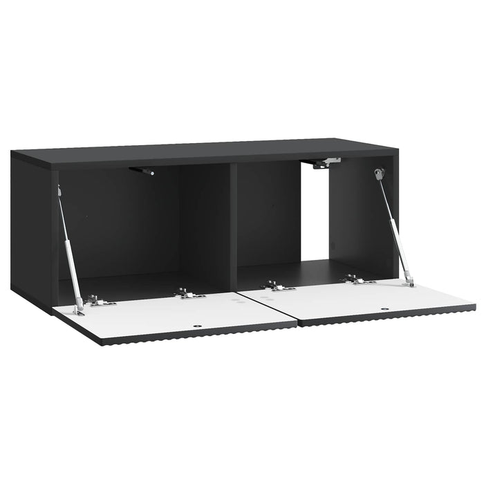 Oglindă TV montată pe perete Pe perete Negru 78,5 x 31 x 30 cm - WALTI WALTI