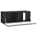 Oglindă TV montată pe perete Pe perete Negru 78,5 x 31 x 30 cm - WALTI WALTI