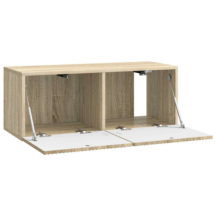Oglindă TV montată pe perete Stejar Sonoma 78,5 x 31 x 30 cm - WALTI WALTI