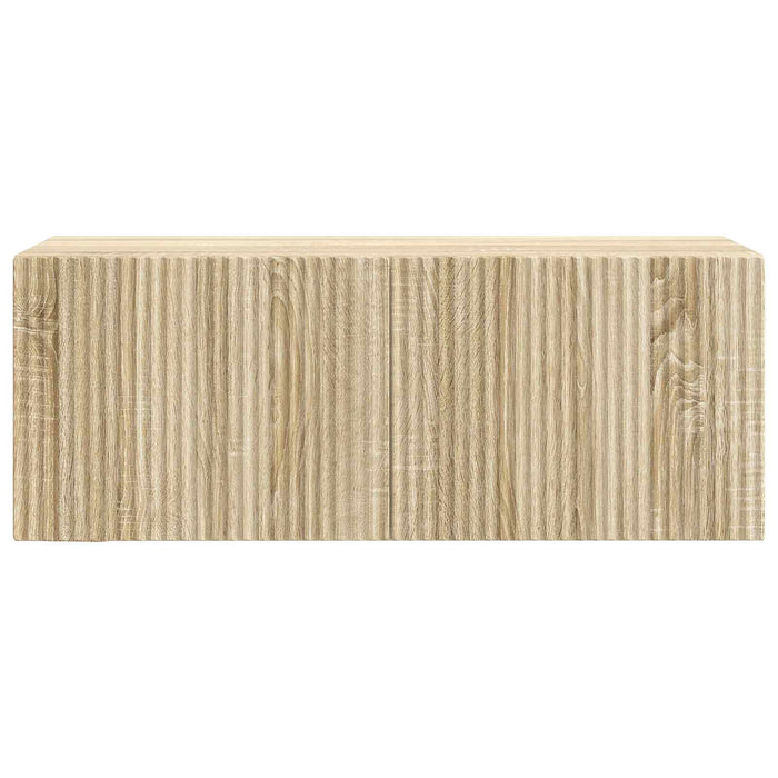 Oglindă TV montată pe perete Stejar Sonoma 78,5 x 31 x 30 cm - WALTI WALTI