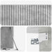 Oglindă TV montată pe perete Gri Beton 78,5 x 31 x 30 cm - WALTI WALTI