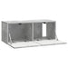 Oglindă TV montată pe perete Gri Beton 78,5 x 31 x 30 cm - WALTI WALTI