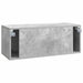 Oglindă TV montată pe perete Gri Beton 78,5 x 31 x 30 cm - WALTI WALTI