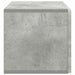 Oglindă TV montată pe perete Gri Beton 78,5 x 31 x 30 cm - WALTI WALTI