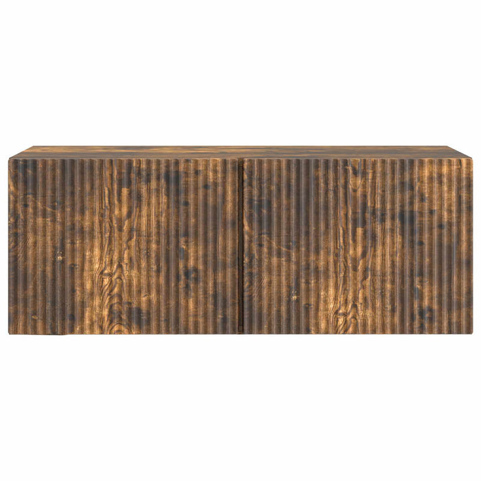 Oglindă TV montată pe perete Stejar fumuriu 78,5 x 31 x 30 cm - WALTI WALTI