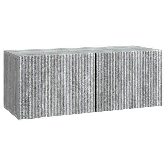 Oglindă TV montată pe perete Sonoma gri 78,5 x 31 x 30 cm - WALTI WALTI