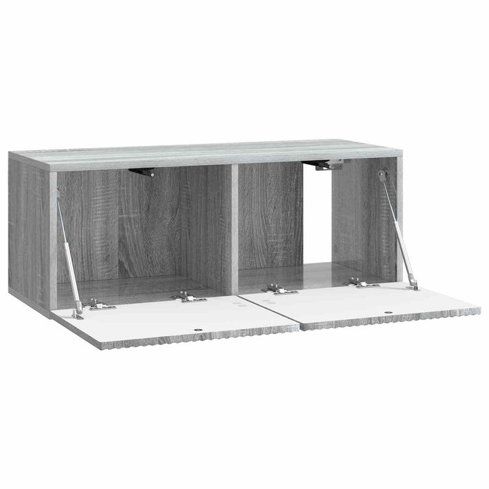 Oglindă TV montată pe perete Sonoma gri 78,5 x 31 x 30 cm - WALTI WALTI