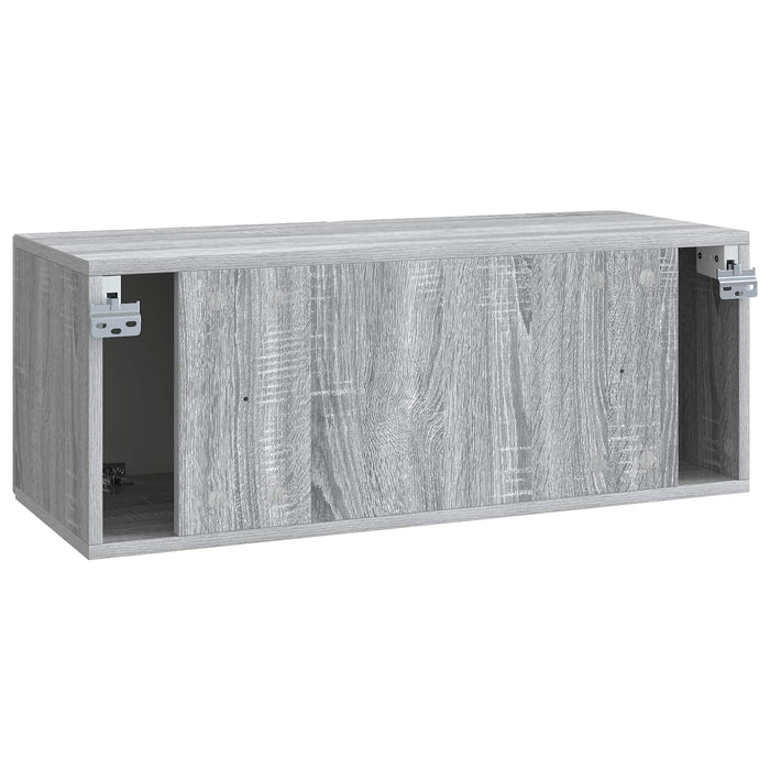 Oglindă TV montată pe perete Sonoma gri 78,5 x 31 x 30 cm - WALTI WALTI