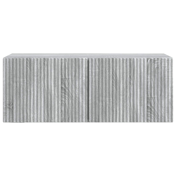 Oglindă TV montată pe perete Sonoma gri 78,5 x 31 x 30 cm - WALTI WALTI