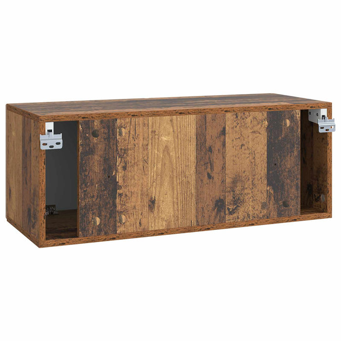 Oglindă TV montată pe perete Lemn vechi 78,5 x 31 x 30 cm - WALTI WALTI