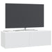 Oglindă TV montată pe perete Alb 98 x 31 x 30 cm Lemn prelucrat - WALTI WALTI