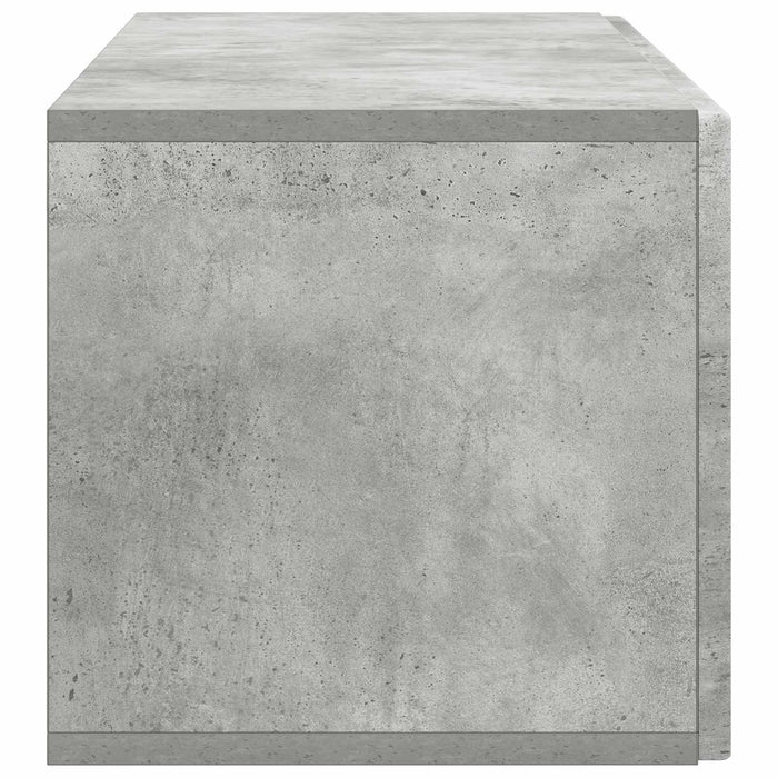Oglindă TV montată pe perete Gri Beton 98 x 31 x 30 cm - WALTI WALTI