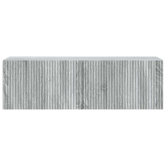 Oglindă TV montată pe perete Sonoma gri 98 x 31 x 30 cm - WALTI WALTI