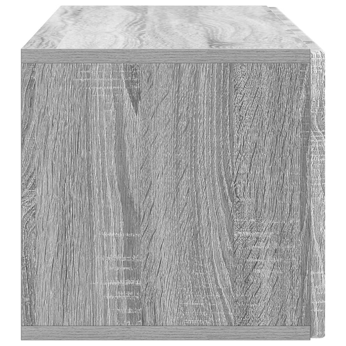 Oglindă TV montată pe perete Sonoma gri 98 x 31 x 30 cm - WALTI WALTI