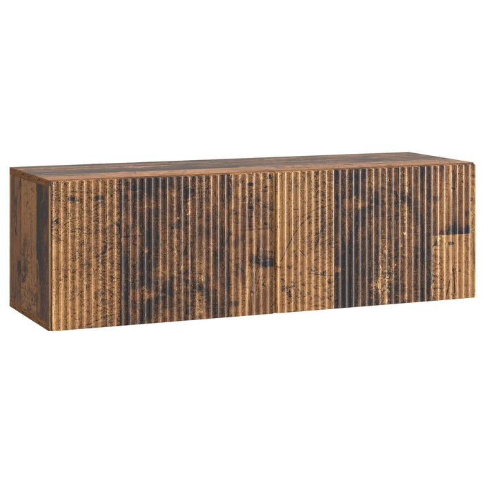 Oglindă TV montată pe perete Lemn vechi 98 x 31 x 30 cm - WALTI WALTI