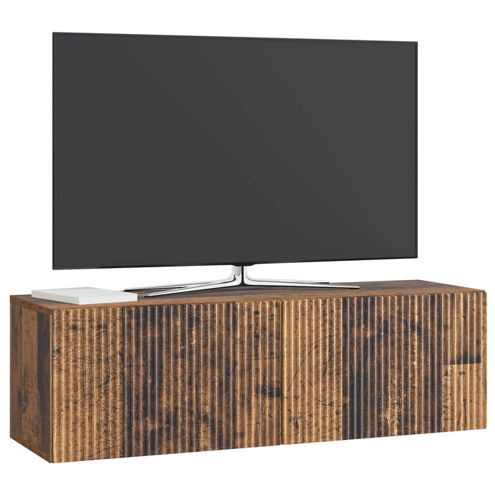 Oglindă TV montată pe perete Lemn vechi 98 x 31 x 30 cm - WALTI WALTI