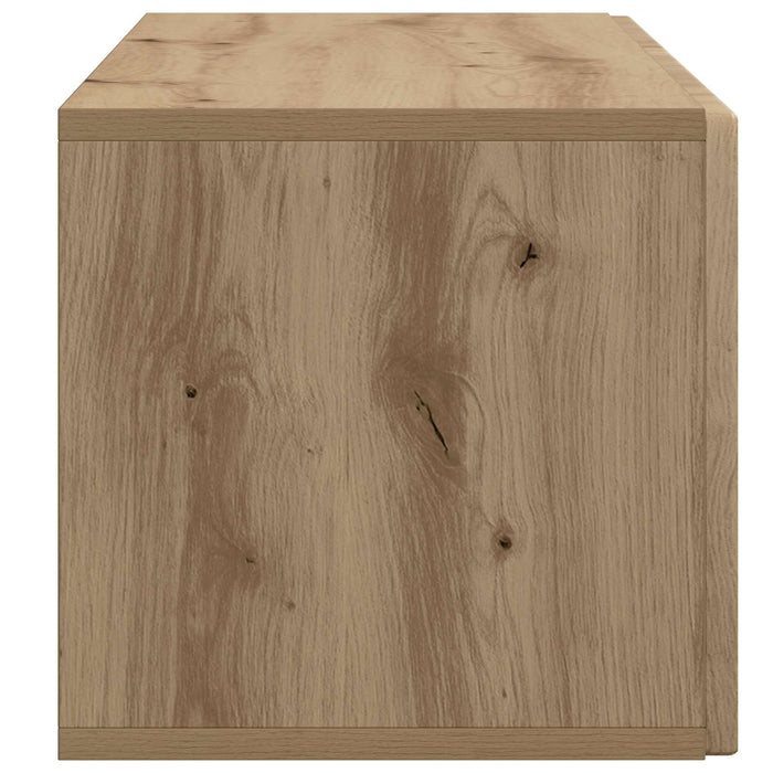 Oglindă TV montată pe perete Stejar Artizanal 98 x 31 x 30 cm - WALTI WALTI