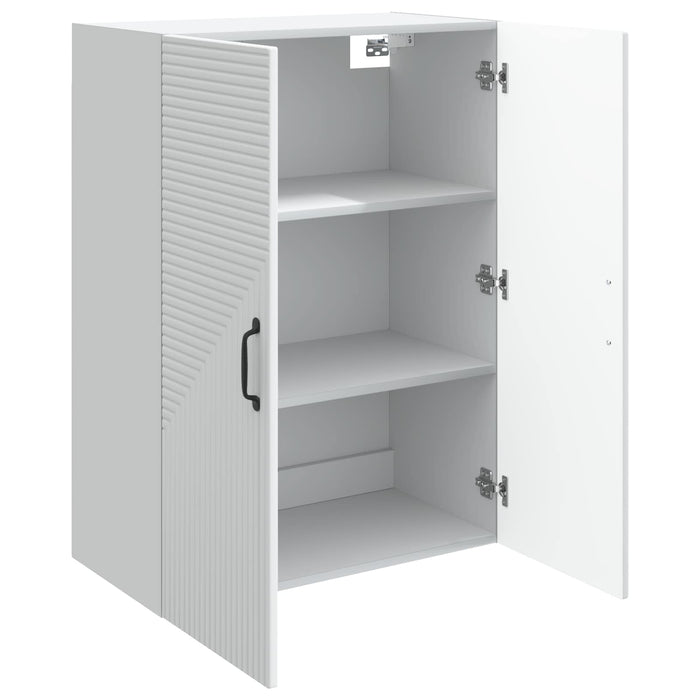 Dulap montat pe perete Alb 66 x 34,5 x 90 cm Lemn prelucrat - WALTI WALTI