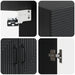 Dulap montat pe perete Negru 66 x 34,5 x 90 cm Lemn prelucrat - WALTI WALTI