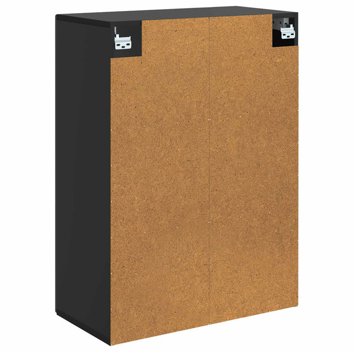 Dulap montat pe perete Negru 66 x 34,5 x 90 cm Lemn prelucrat - WALTI WALTI