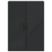 Dulap montat pe perete Negru 66 x 34,5 x 90 cm Lemn prelucrat - WALTI WALTI