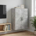 Dulap montat pe perete Gri Beton 66 x 34,5 x 90 cm - WALTI WALTI