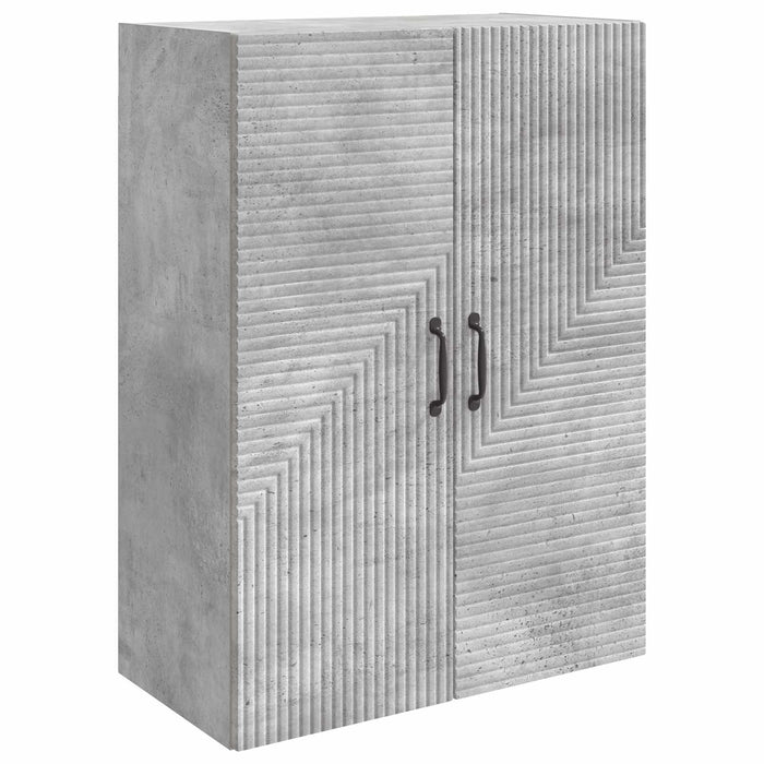 Dulap montat pe perete Gri Beton 66 x 34,5 x 90 cm - WALTI WALTI