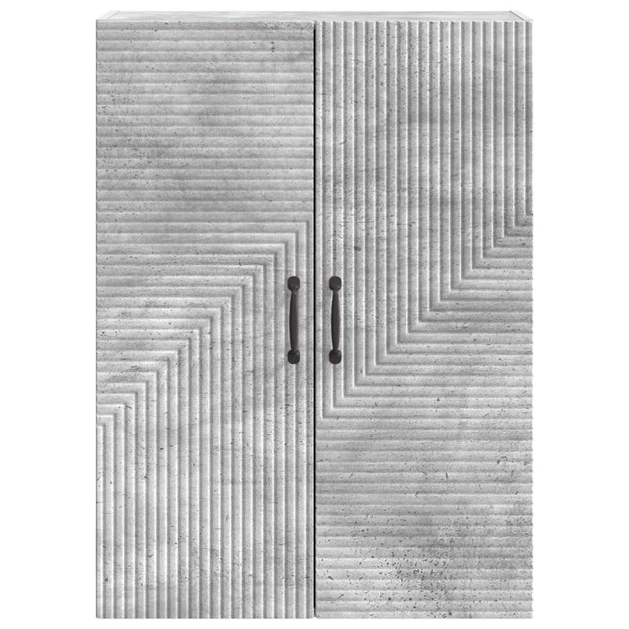 Dulap montat pe perete Gri Beton 66 x 34,5 x 90 cm - WALTI WALTI