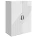 Dulap montat pe perete Alb foarte lucios 66 x 34,5 x 90 cm - WALTI WALTI