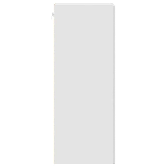Dulap montat pe perete Alb foarte lucios 66 x 34,5 x 90 cm - WALTI WALTI