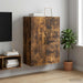 Dulap montat pe perete Stejar fumuriu 66 x 34,5 x 90 cm - WALTI WALTI