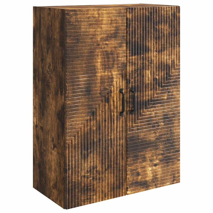 Dulap montat pe perete Stejar fumuriu 66 x 34,5 x 90 cm - WALTI WALTI