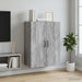 Dulap montat pe perete Sonoma gri 66 x 34,5 x 90 cm - WALTI WALTI