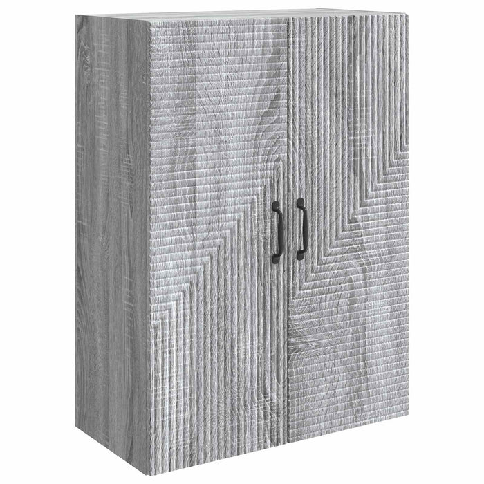 Dulap montat pe perete Sonoma gri 66 x 34,5 x 90 cm - WALTI WALTI