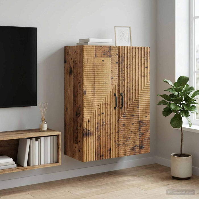 Dulap montat pe perete Lemn vechi 66 x 34,5 x 90 cm - WALTI WALTI